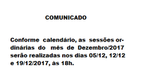 Calendário Dezembro-2017