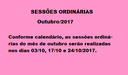 Calendário Outubro-2017