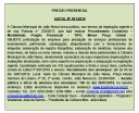 Câmara realiza procedimento licitatório para contratação de empresa especializada em levantamento patrimonial