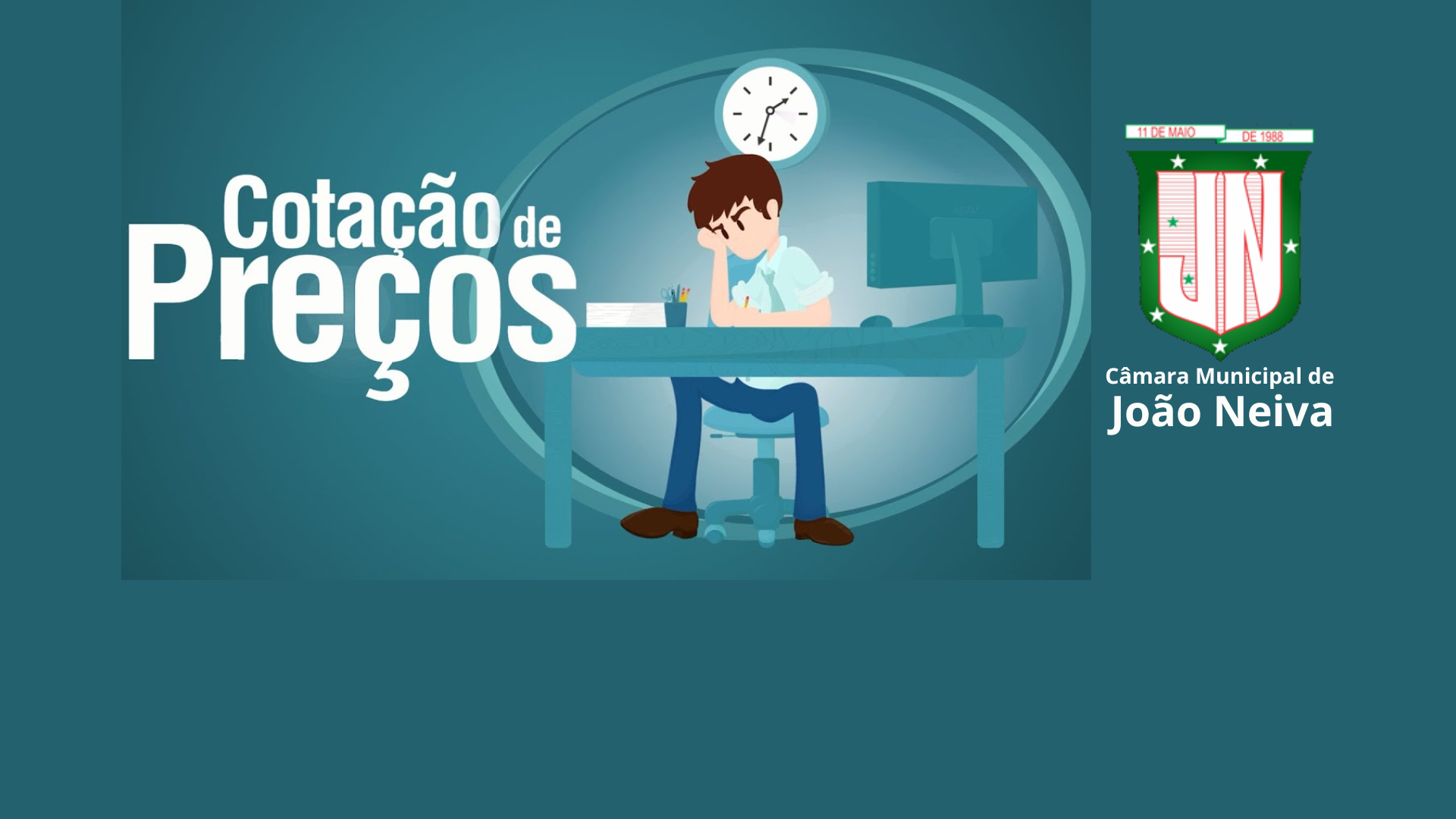 Câmara torna público que está realizando cotação de preços para aquisição de diversos equipamentos de informática