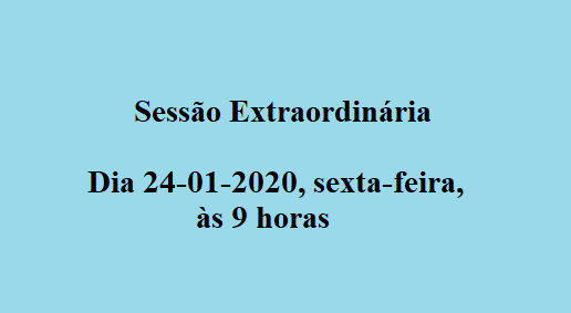 Sessão Extraordinária